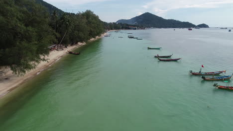 flight above the beach