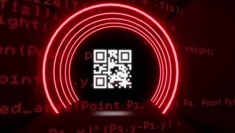 QR-code-scanner-with-neon-elements-against-data-processing