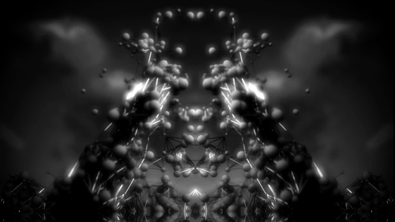 Abstract molecular connections.