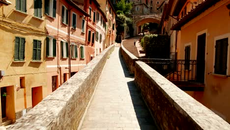 via appia in perugia, umbria, italy