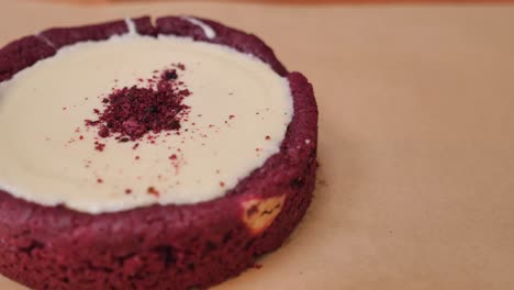 red velvet cookie with white chocolate