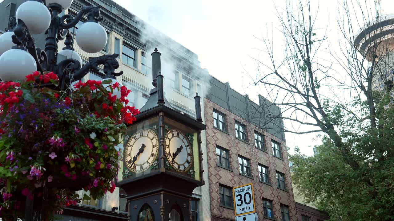 Orologio a vapore a Gastown, Vancouver