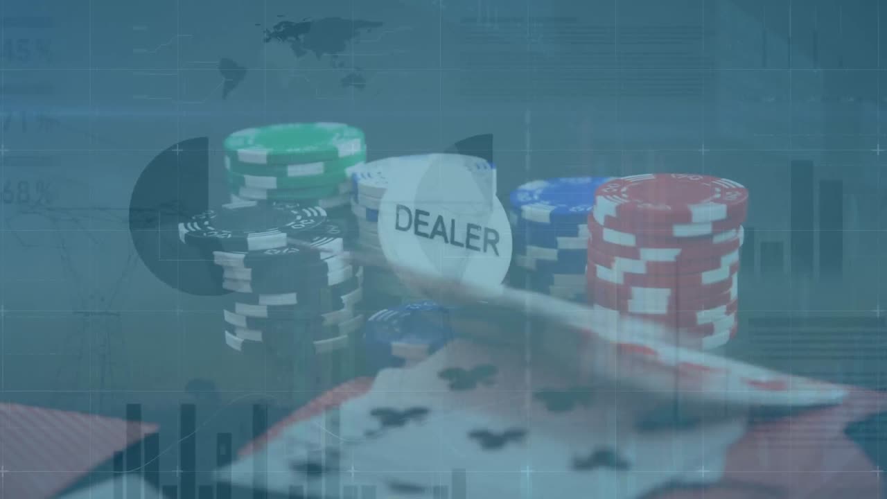 토큰을 통한 금융 데이터 처리의 애니메이션