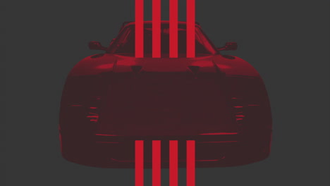 Motion-abstract-geometric-red-lines-and-sport-car-retro-sport-background