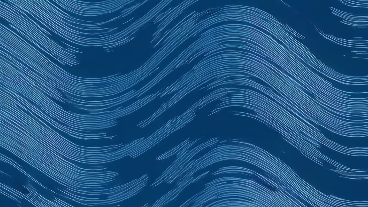 Abstract Blue Wavy Pattern Background