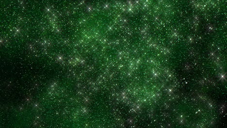 starry green background a celestial oasis