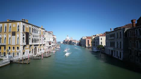 Canal-Grande-In-Venedig,-Italien-Zeitraffer-Video