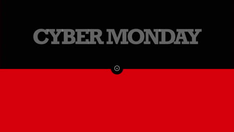 Kontrastmischung:-Cyber-Mondays-Rot-Auf-Schwarz