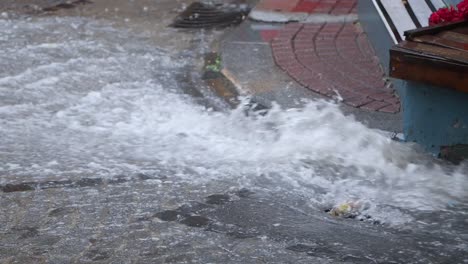 flooded street