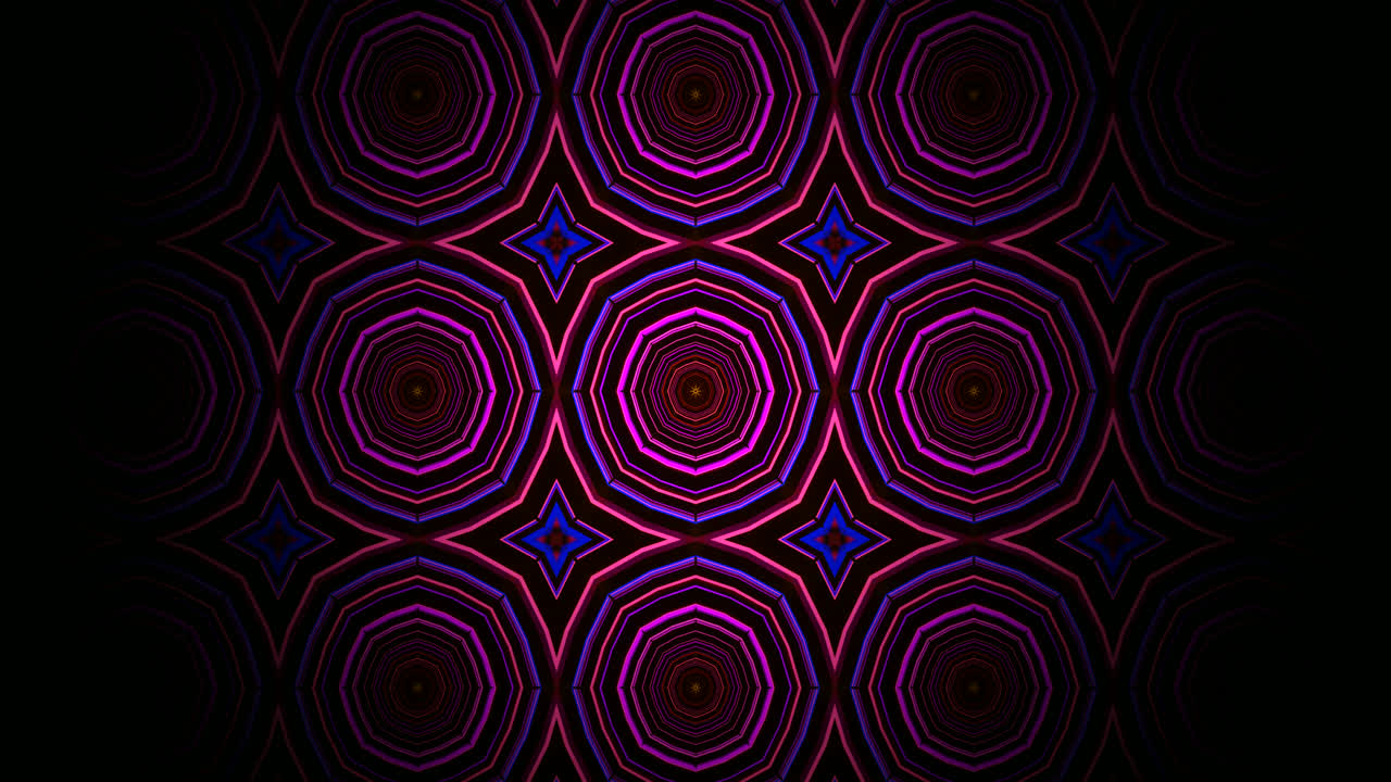 This captivating screensaver features a seamless loop of colorful tunnel visuals, creating an immersive experience with dynamic geometric patterns that continuously shift and flow