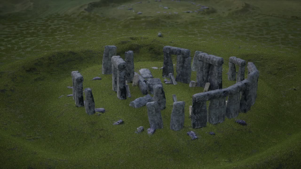Stonehenge - 3D Rendering