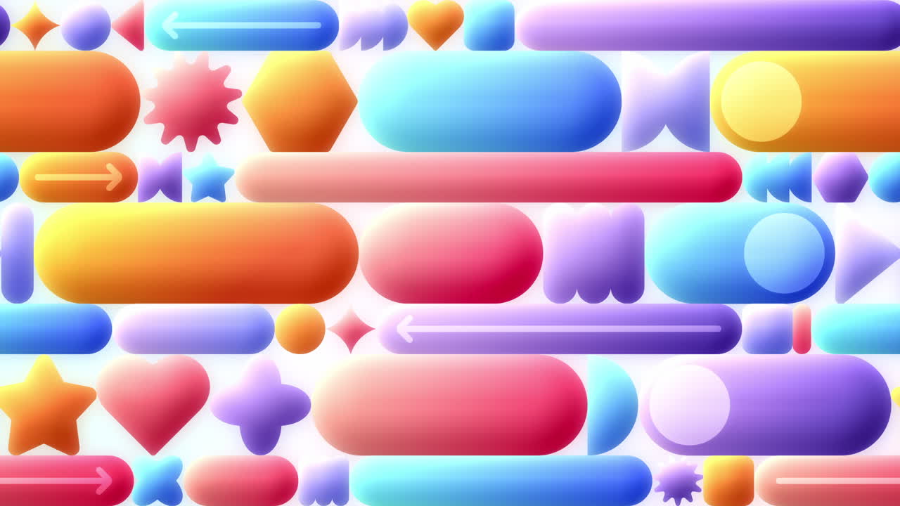 Abstract Colorful UI Elements