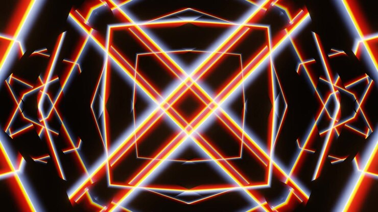 Bright pulsating animation for visualizations on LED screens and panels