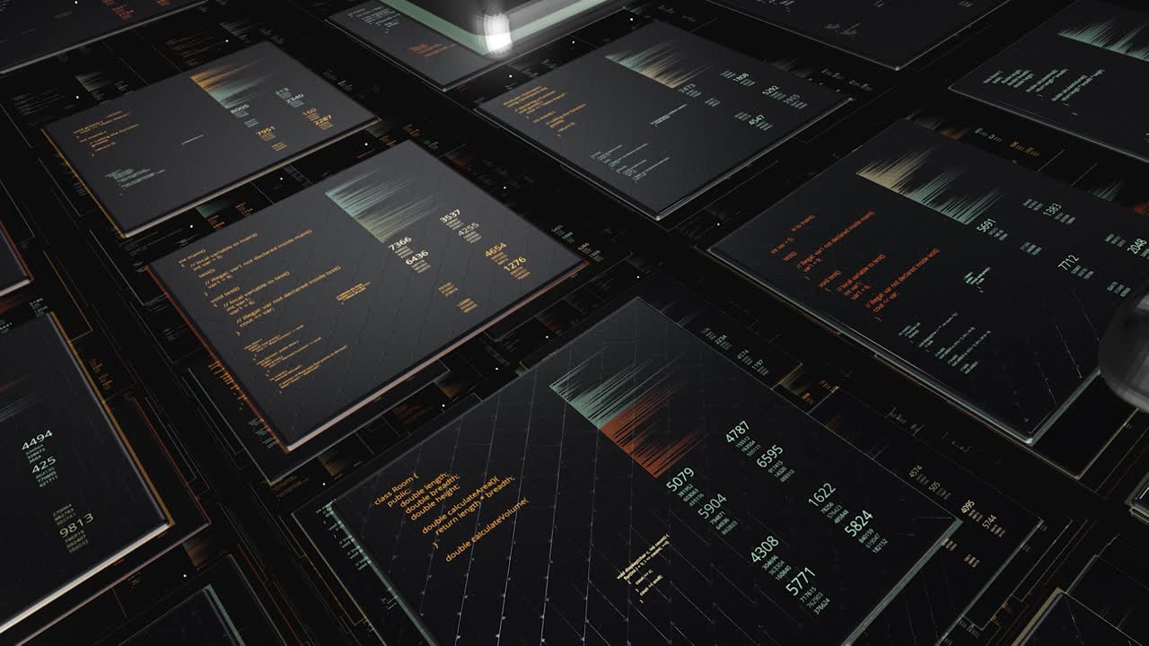 interfaz de tecnología futurista abstracta