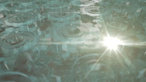 looping glass gears