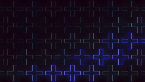 this image features a striking geometric design of blue lines against a black backdrop, suitable for diverse applications like web design or fashion