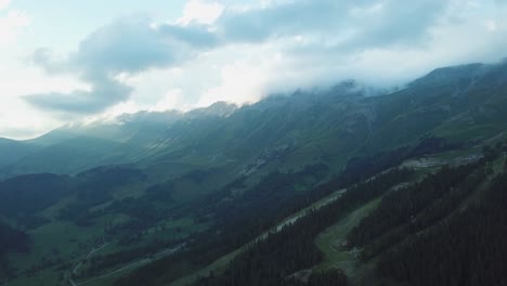 alpine valley landscape