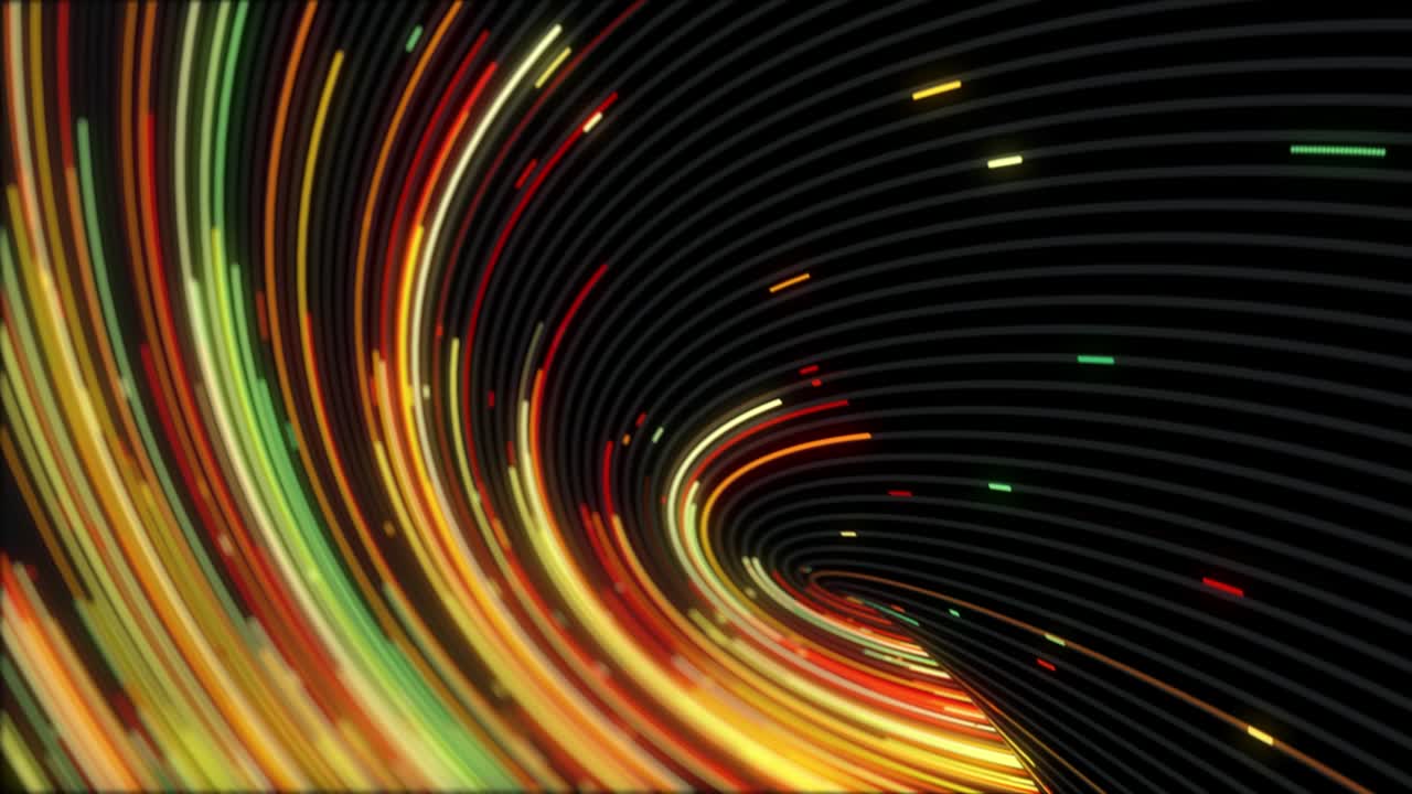 Abstract Wave Colorful Background