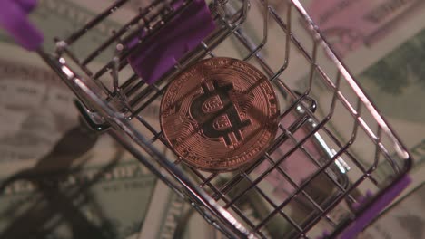 Cryptocurrency in a Shopping Cart