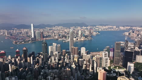 a view of a large city from a tall building
