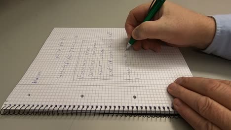 escribir notas