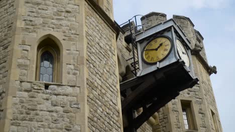 clock on the tower of london