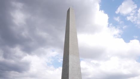 Wide-shot-of-the-Washington-Monument-located-in-Washington-DC-in-the-USA