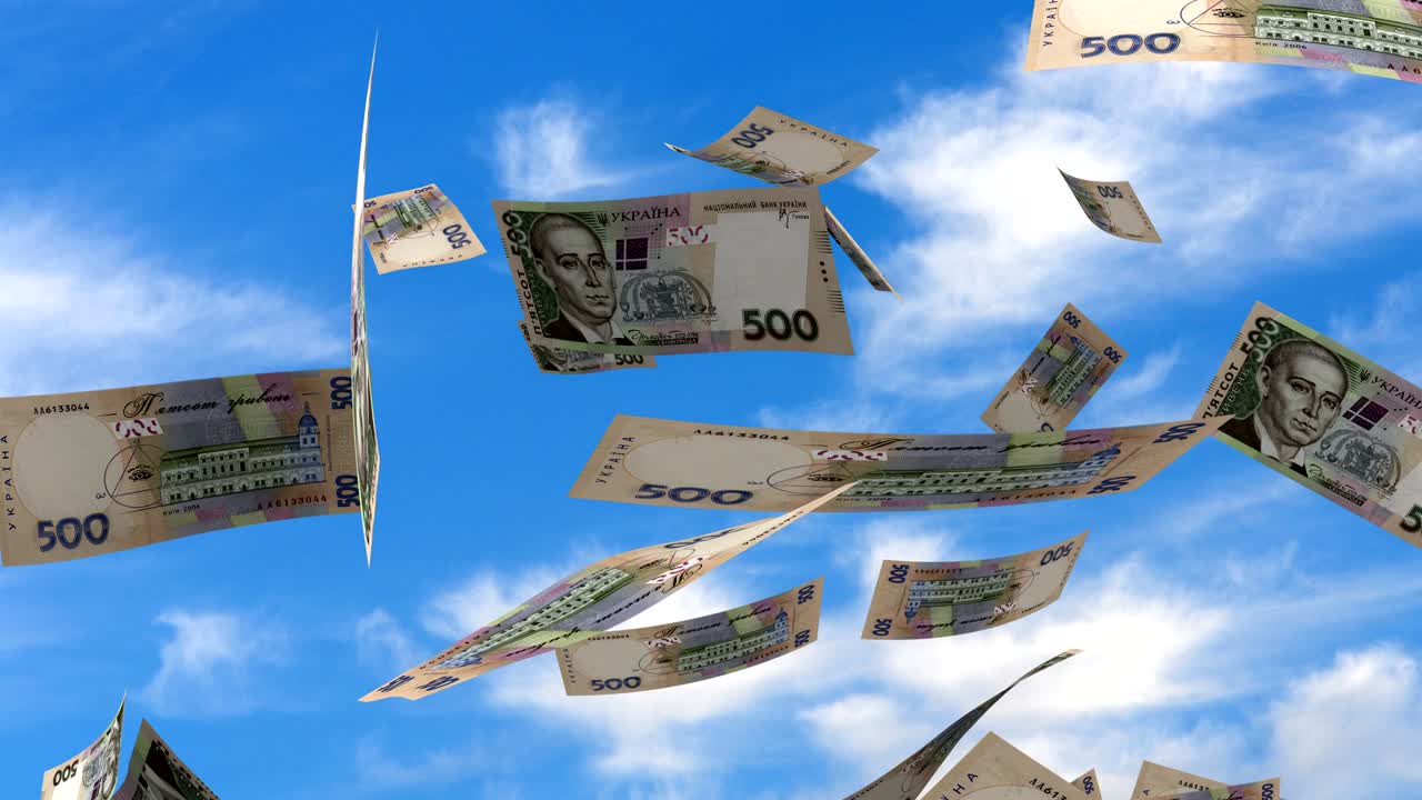 떨어지는 우크라이나 그리브니아