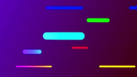 rastros de luz coloridos que se mueven diagonalmente contra un fondo púrpura