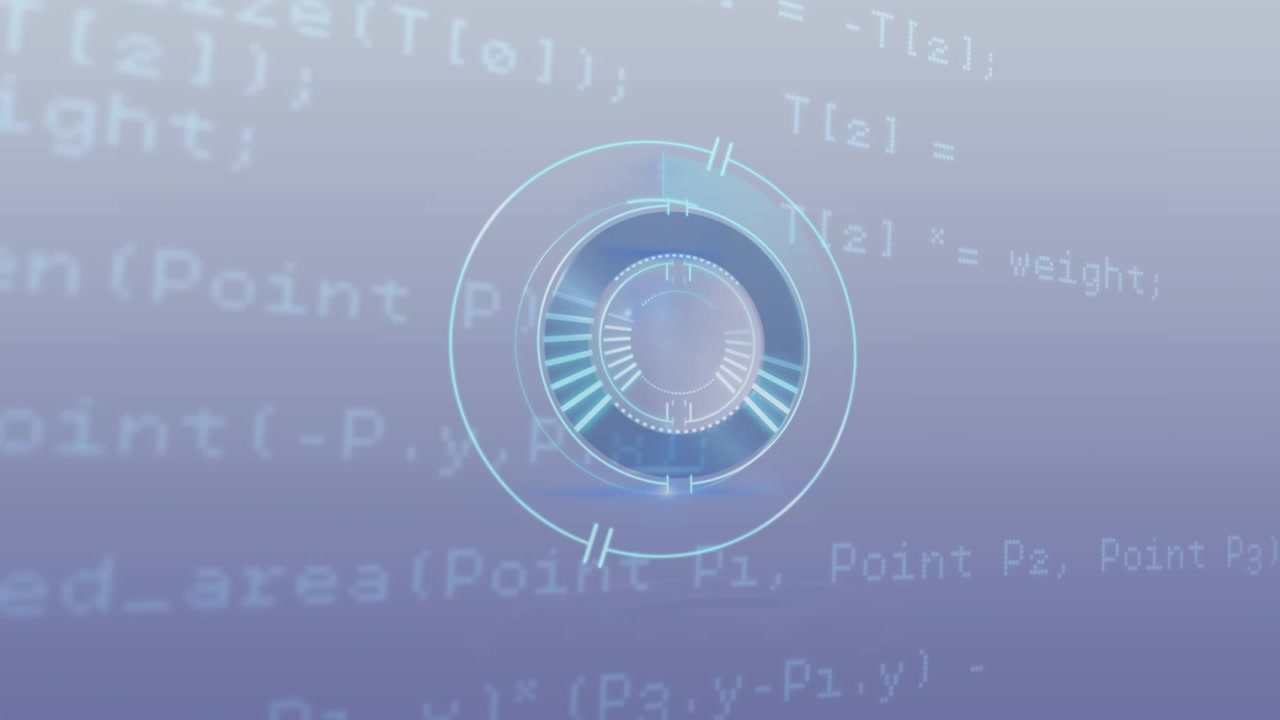 Animation of data processing over scope scanning