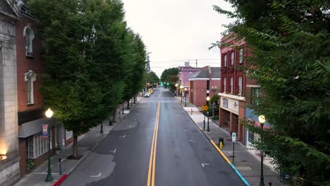 low aerial push down street in martinsburg west virginia
