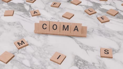 coma word on scrabble