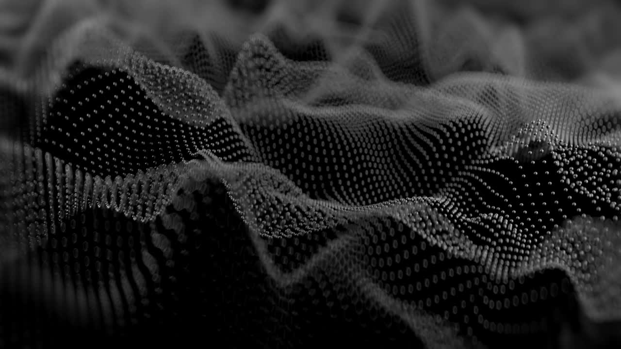 4K Abstract Physics Science Molecular Background.