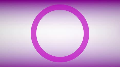 animación de patrones de cubos que se mueven sobre círculos contra un fondo de gradiente