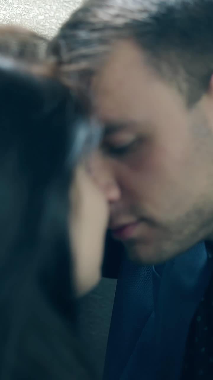 Close-up Couple Kiss