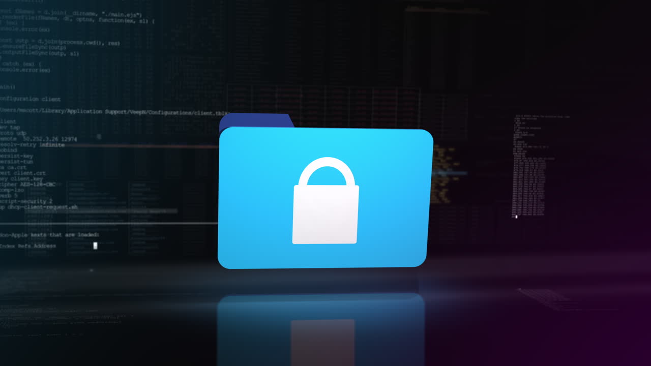 computadora carpeta datos digital bloqueado y protegido-1