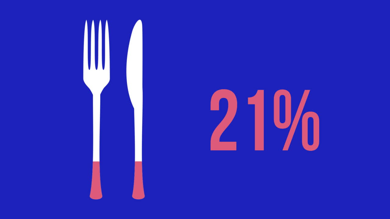 forma de los cubiertos y aumento del porcentaje de relleno con color 4k