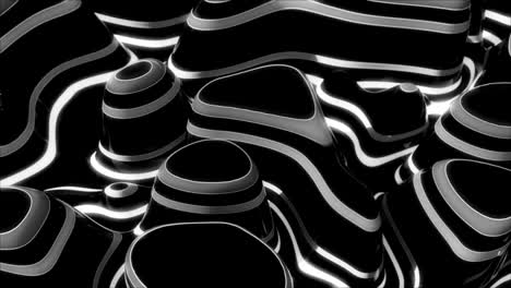 curvas de neón brillantes y abstractas.