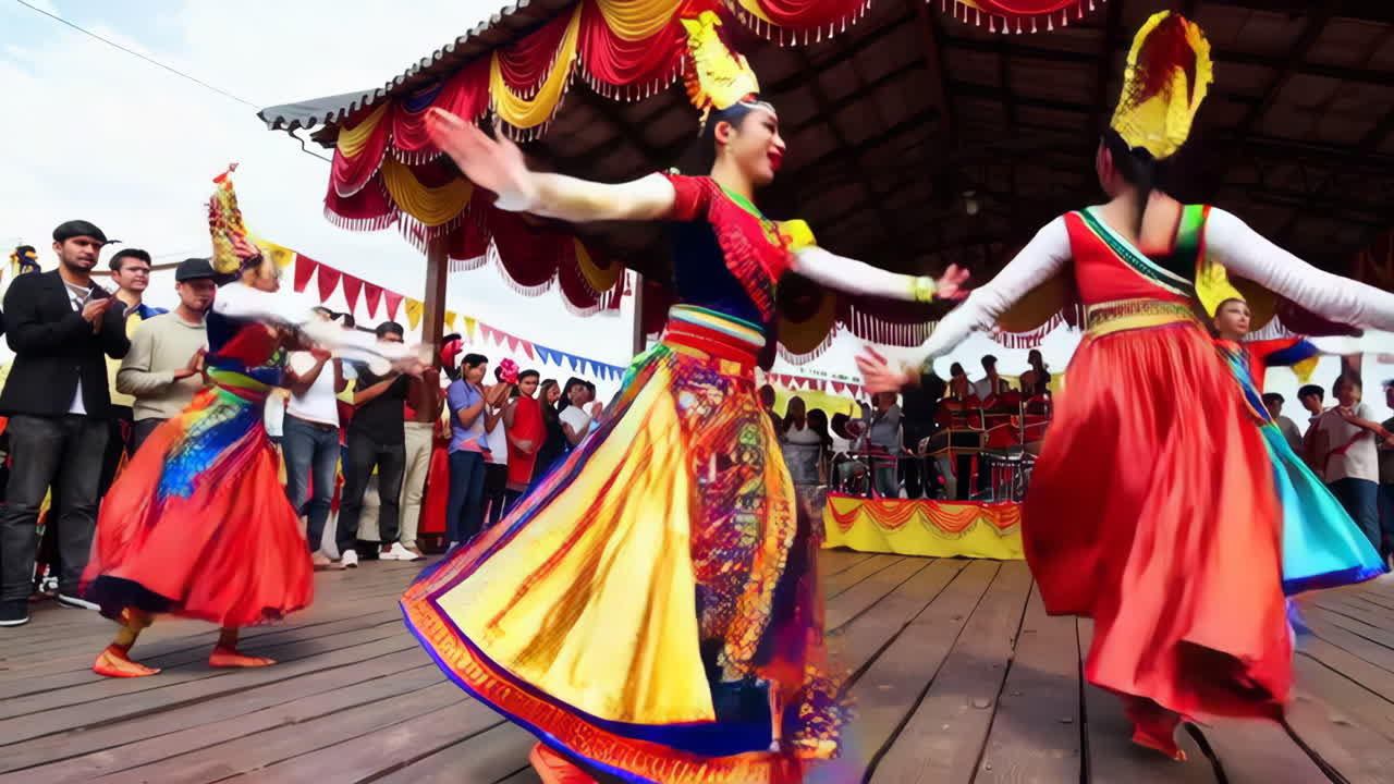 Colorful Traditional Dance Performance