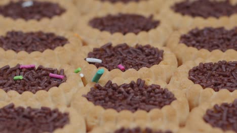 galletas de mermelada con trozos de chocolate