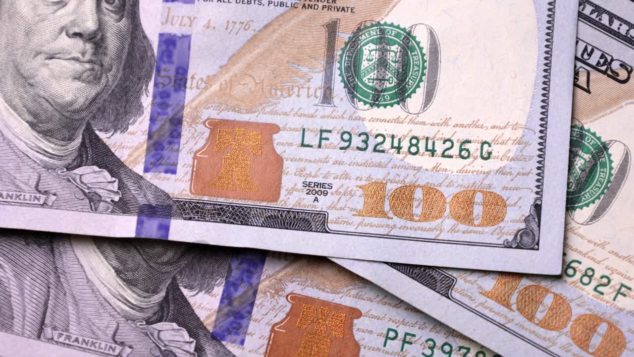 dólares estadounidenses, billetes de banco, dinero de papel, billetes, 100 dólares, tasa de cambio, moneda.