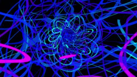 la animación de los fideos trippy
