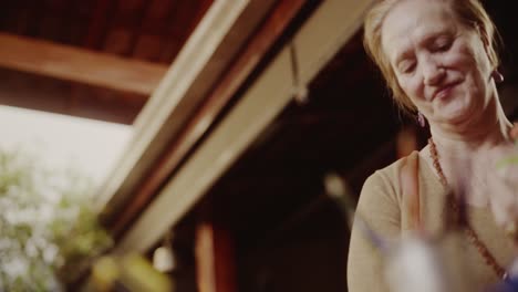 Elderly Woman Capturing Moments with a Smartphone