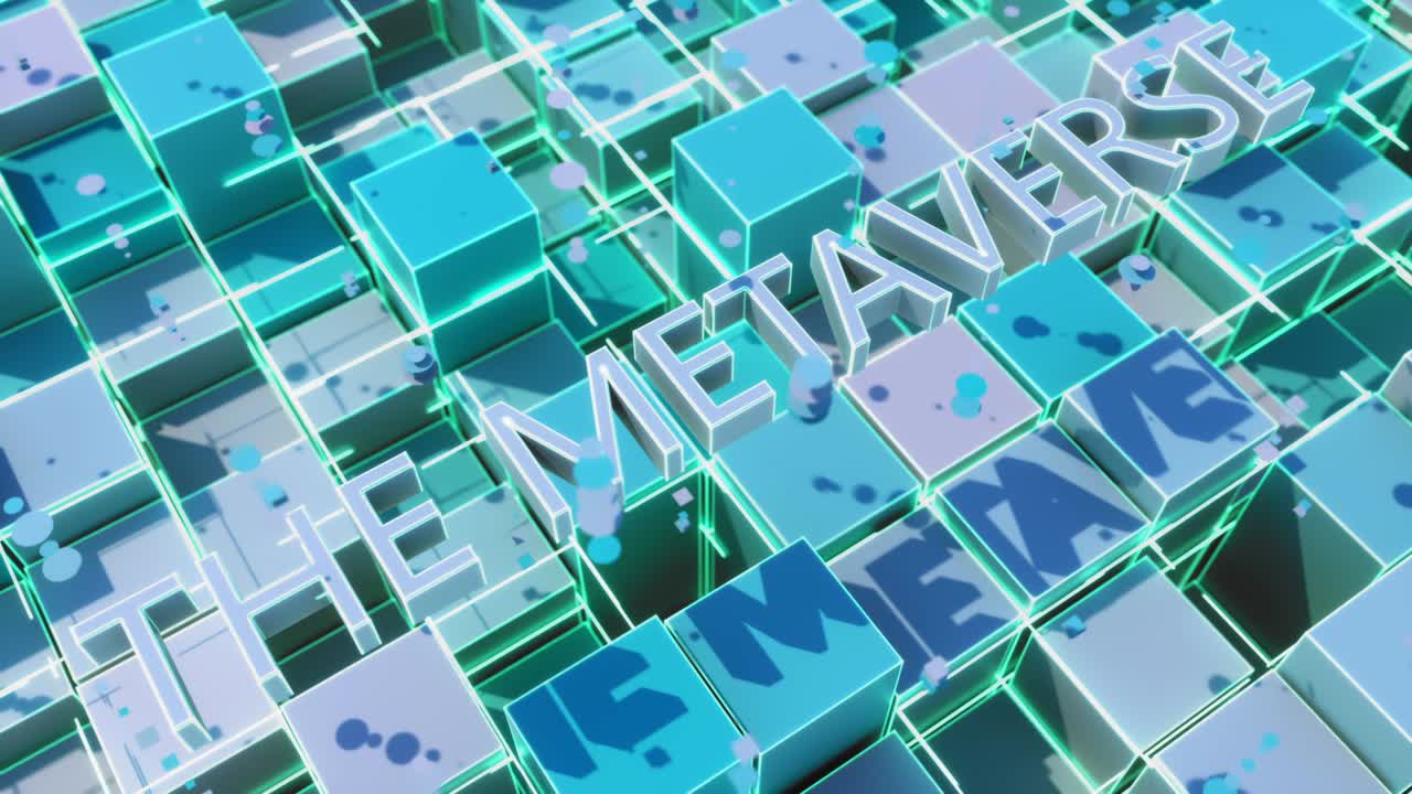 descripción del metaverso. animación en 4k.