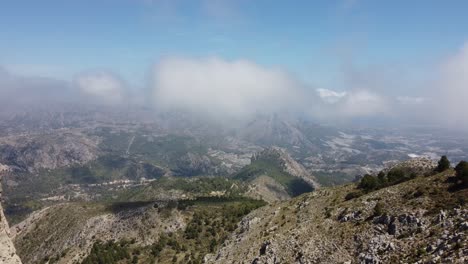 Die-Naturlandschaft-Des-Nationalparks-Sierra-Espuña,-Spanische-Bergkette