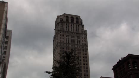 broderick tower in detroit prior to renovation, michigan, usa