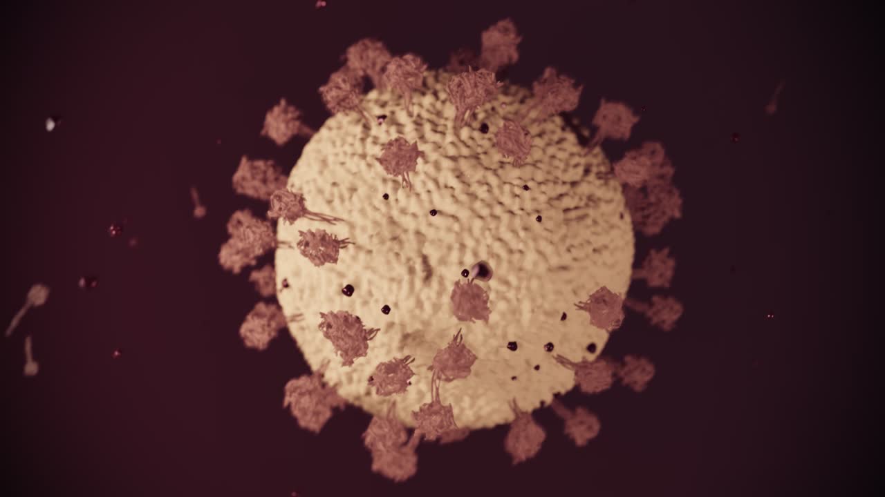 virus coronavirus microscópico covid 19 célula ncov infección corona macro