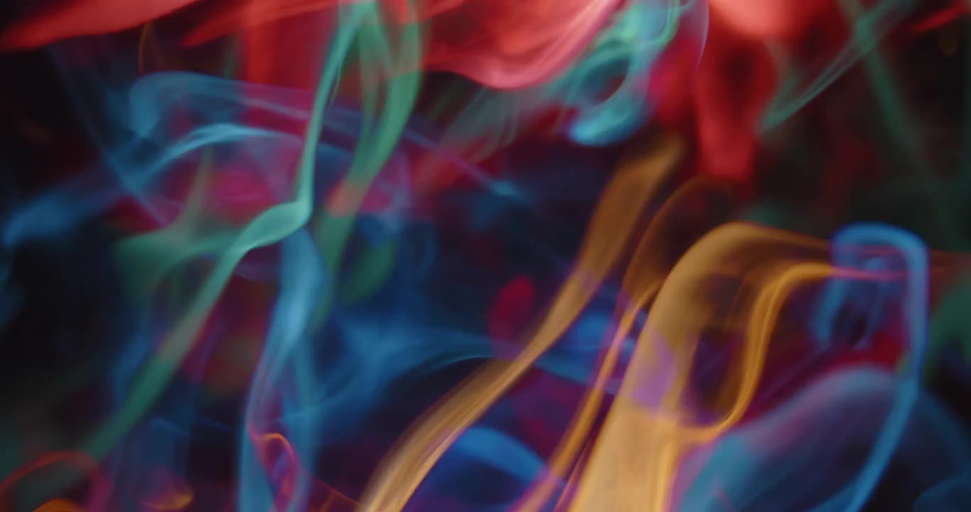 Colorful abstract silky smoke