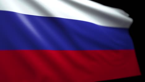 russian flag background seamless looping with luma matte