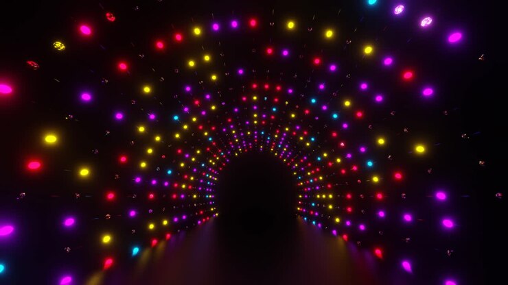 Vibrant Light Tunnel